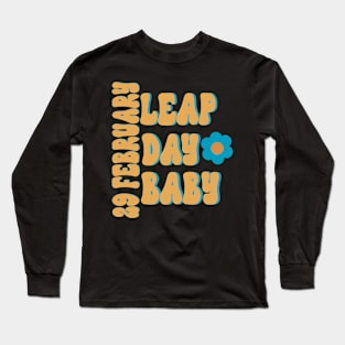 Leap Day Baby Retro Long Sleeve T-Shirt